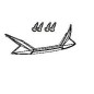 CATADIOPTRICO SHAD para SH47 ROJO