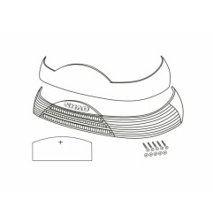 CATADIOTRICO SHAD para SH46 ROJO