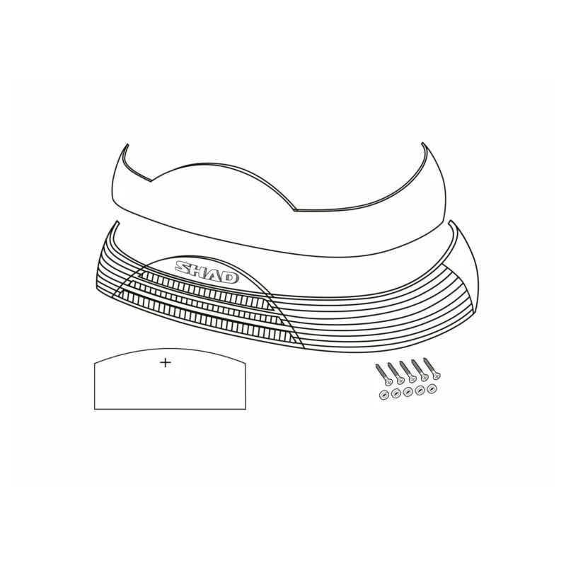 CATADIOTRICO SHAD para SH46 ROJO
