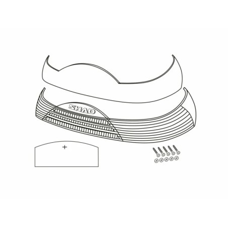 CATADIOTRICO SHAD para SH46 ROJO