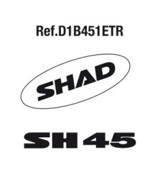 PEGATINAS SHAD para SH45 2011