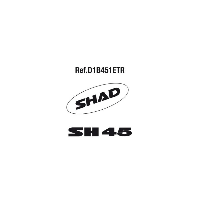 PEGATINAS SHAD para SH45 2011