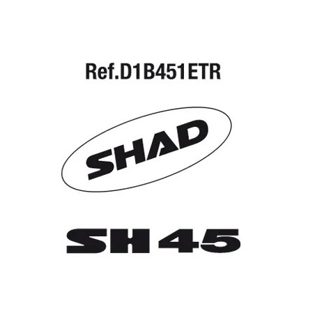 PEGATINAS SHAD para SH45 2011