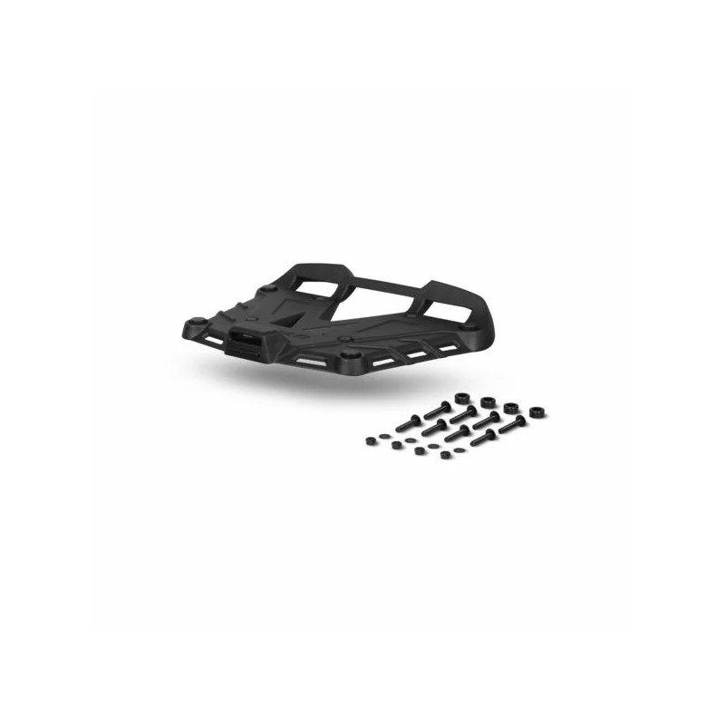 PLATINA SHAD ALUMINIO + TORNILLOS NEGRO