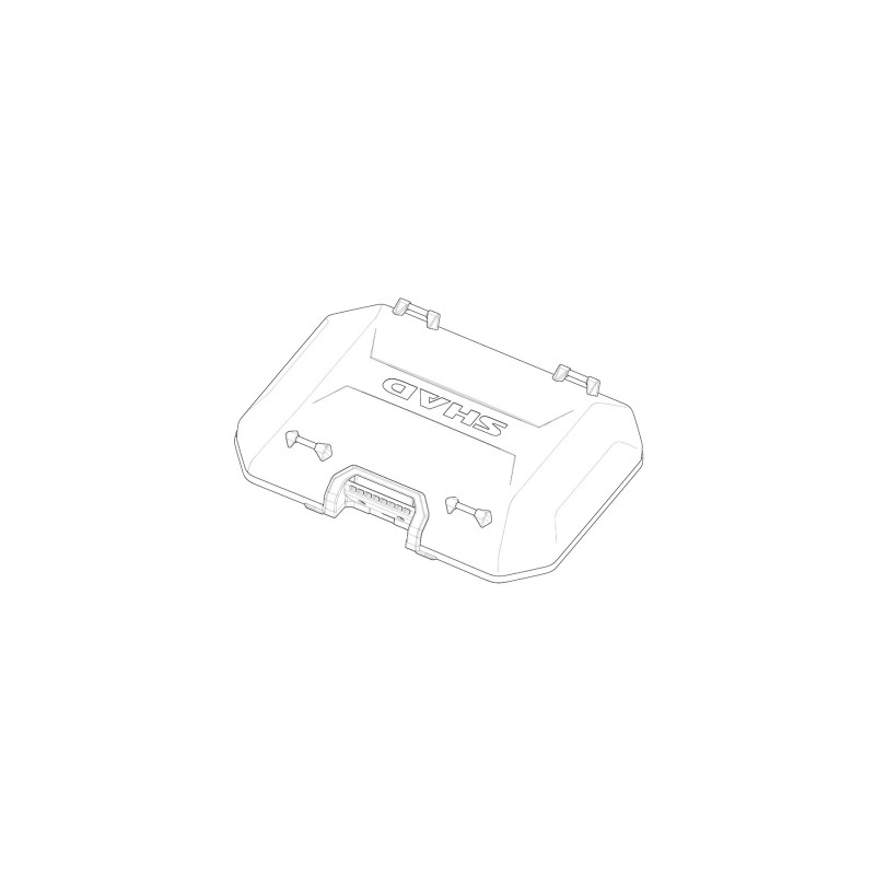 TAPA SHAD ALUMINIO para MALETA TOP TERRA