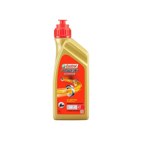 Botella Castrol Power 1 Scooter 4T 5W40 12x1L