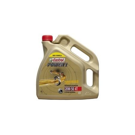 LATA CASTROL POWER 1 4T 20W50 4X4L