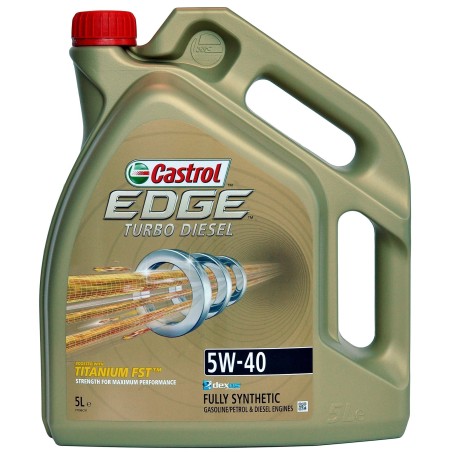 LATA CASTROL EDGE TURBO DIÉSEL 5W-40 TI 4X5L