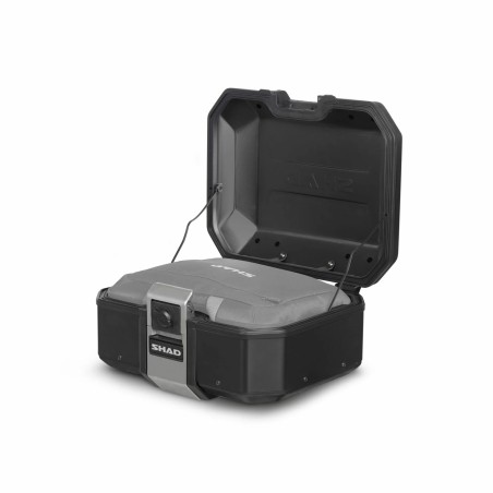 BAUL SHAD TERRA ALUMINIO NEGRO 37L