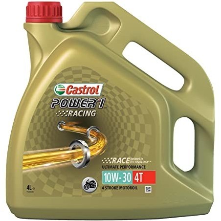 LATA CASTROL POWER 1 4T 10W-30 4X4L