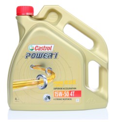 LATA CASTROL POWER 1 4T 15W-50 4X4L