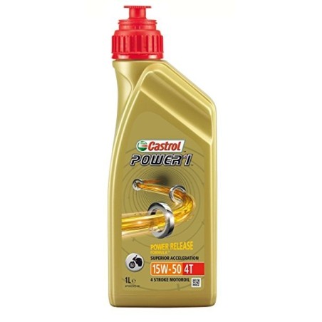 Botella Castrol Power 1 4T 15W-50 12x1L