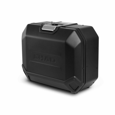 MALETA LATERAL SHAD TERRA IZQDA ALUMINIO NEGRO 36L
