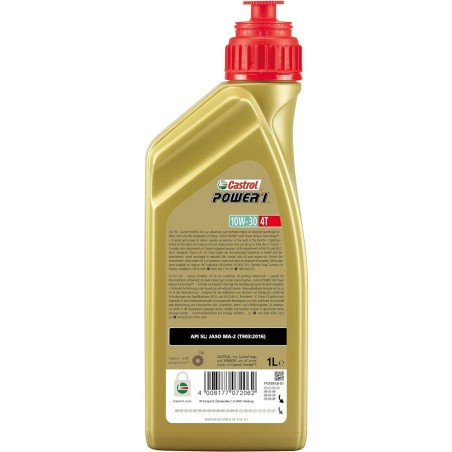 BOTELLA CASTROL POWER 1 RACING 4T 10W30 12X1L