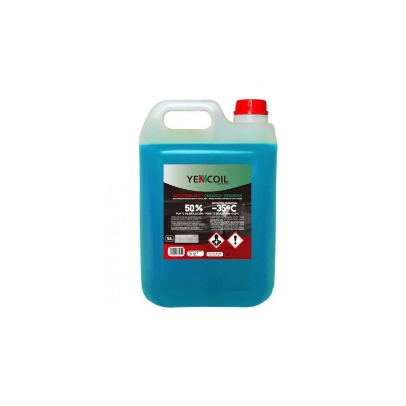 LATA YENCOIL ANTICONGELANTE ORGAN. 50% 5L AZUL (4X5L)