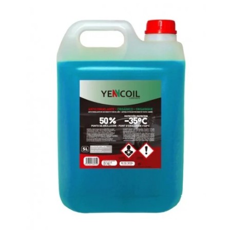 LATA YENCOIL ANTICONGELANTE ORGAN. 50% 5L AZUL (4X5L)