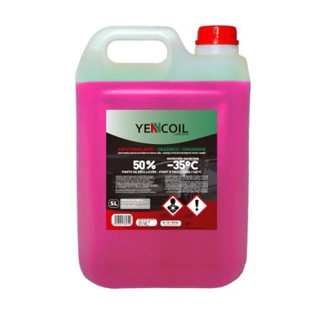 LATA YENCOIL ANTICONGELANTE ORGAN. 50% 5L ROSA -VW774D (G12)