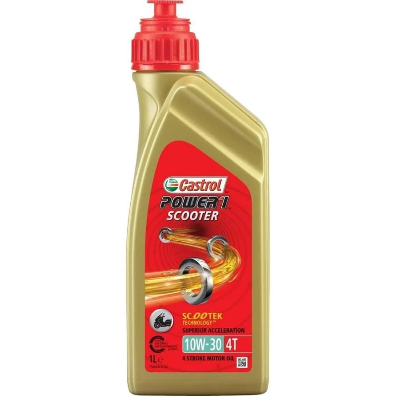 BOTELLA CASTROL POWER 1 SCOOTER 4T 10W30 1L (15A43A)