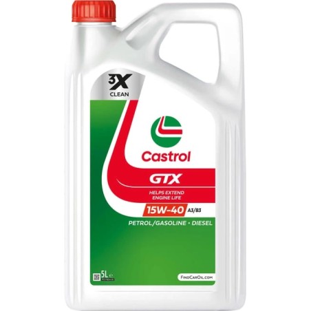 LATA CASTROL GTX 15W40 A3/B3 5L (14C19F)