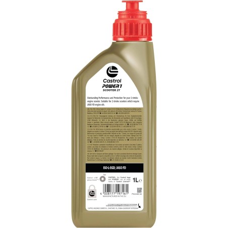 BOTELLA CASTROL POWER 1 SCOOTER 2T 1L