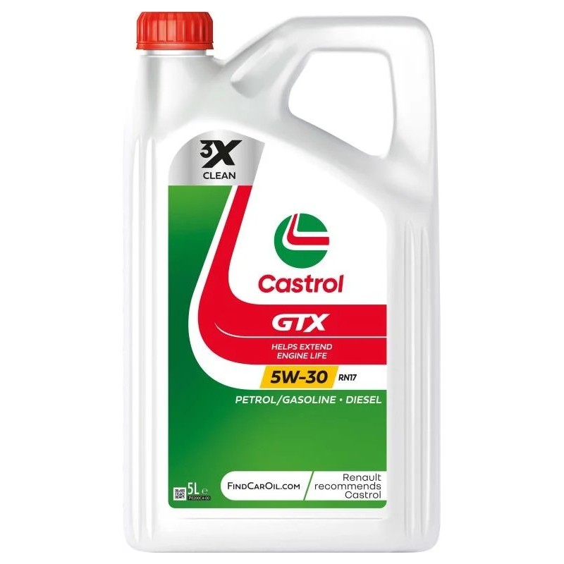 LATA CASTROL GTX 5W30 RN17 5L (15CC30)
