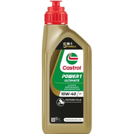 BOTELLA CASTROL POWER 1 ULTIMATE 4T 10W40 12X1L