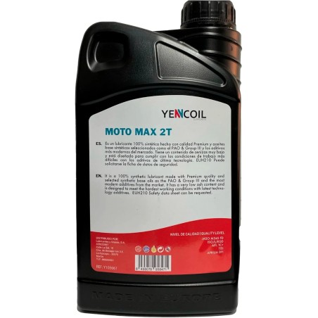BOTELLA YENCOIL MOTO MAX 2T 1L