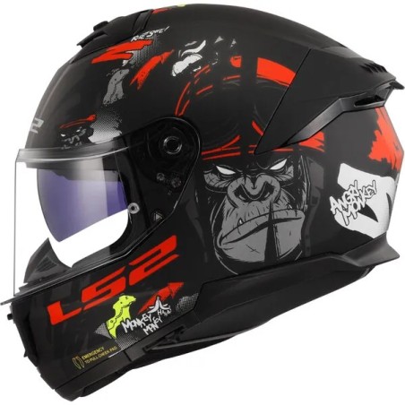 CASCO LS2 FF808 STREAM II ANGRY MONKEY